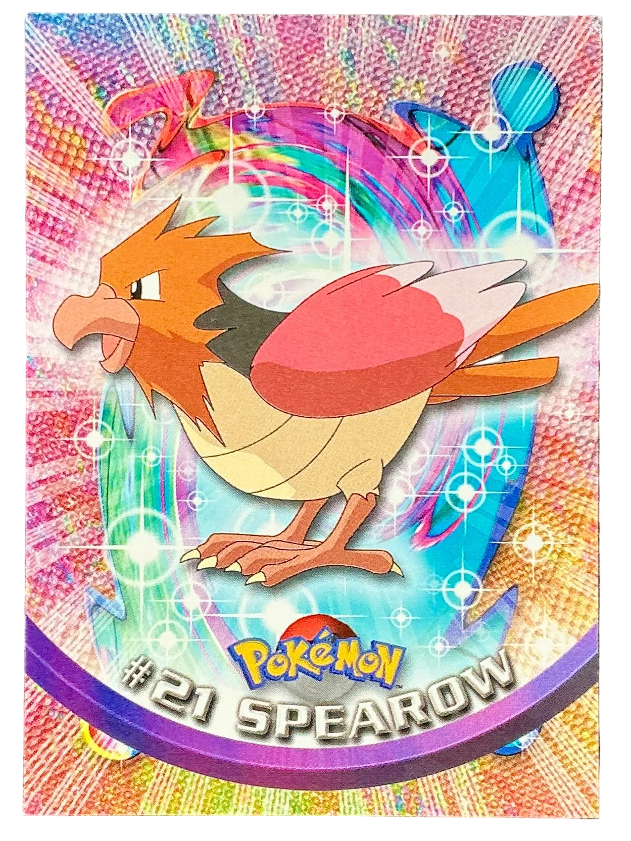 Pokémon Topps Spearow #21 Series 1 (Black Logo)