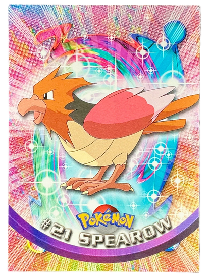 Pokémon Topps Spearow #21 Series 1 (Black Logo)
