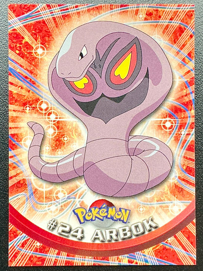 Pokémon Topps Arbok #24 Series 1 (Black Logo)