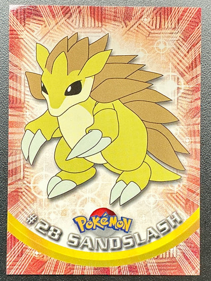 Pokémon Topps Sandslash #28 Series 1 (Black Logo)