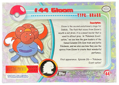 Pokémon Topps Gloom #44 Series 1 (Black Logo)