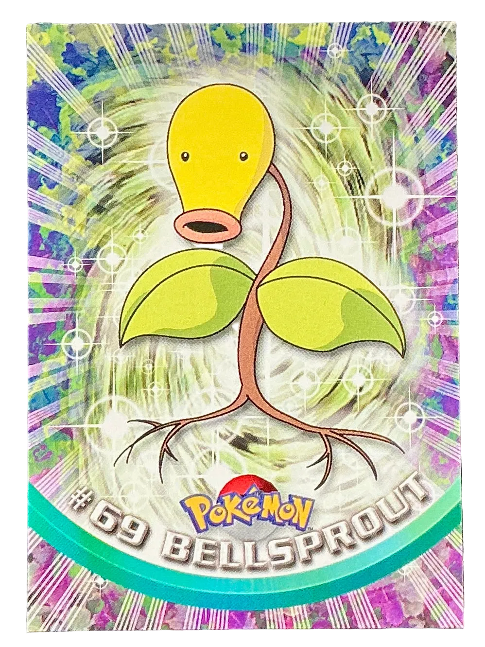 Pokémon Topps Bellsprout #69 Series 1 (Black Logo)