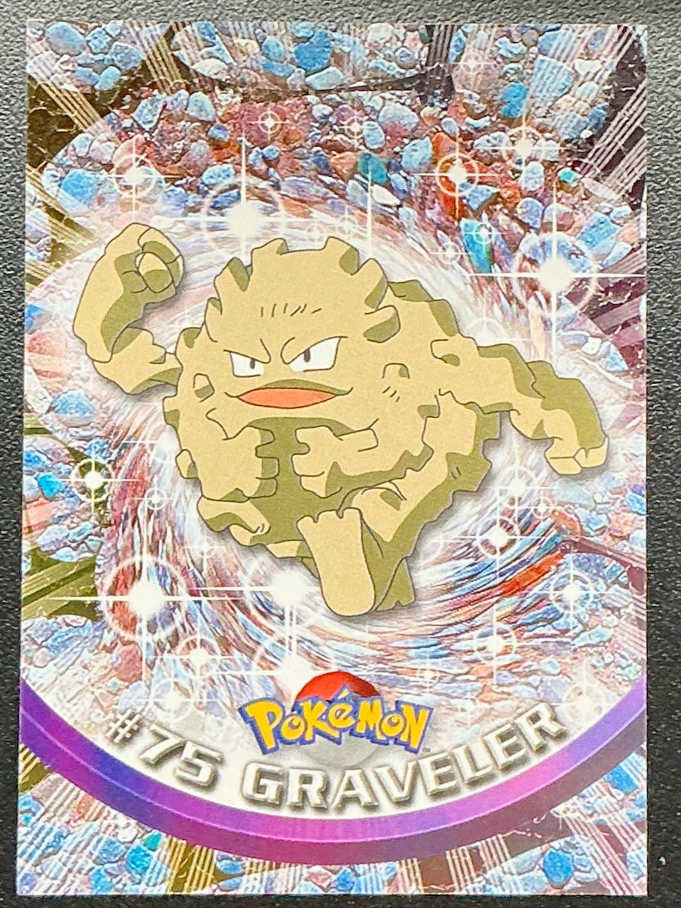Pokémon Topps Graveler #75 Series 1 (Black Logo)