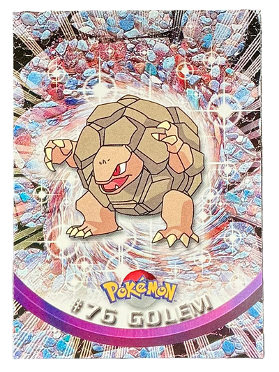 Pokémon Topps Golem #76 Series 1 (Black Logo)
