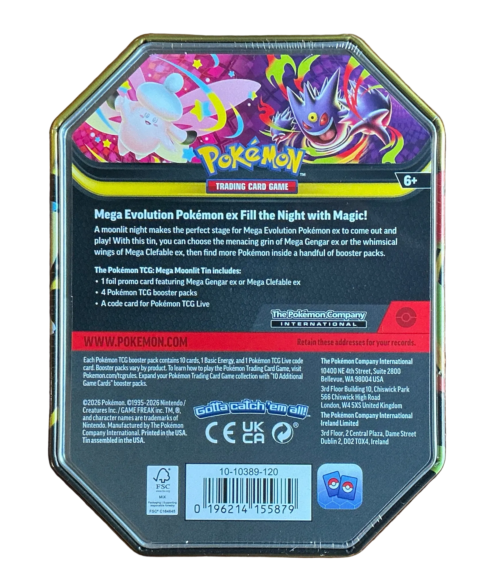Pokémon TCG: Mega Moonlit Tin