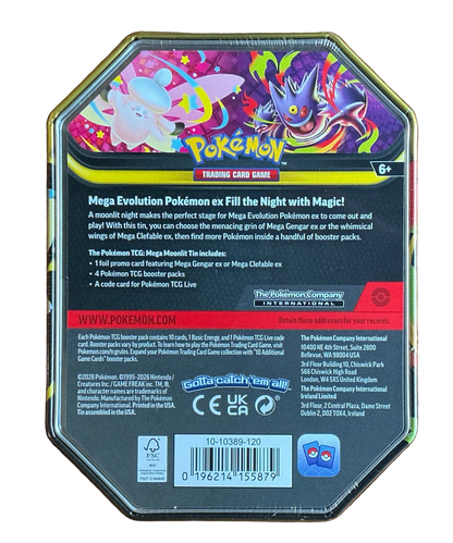 Pokémon TCG: Mega Moonlit Tin