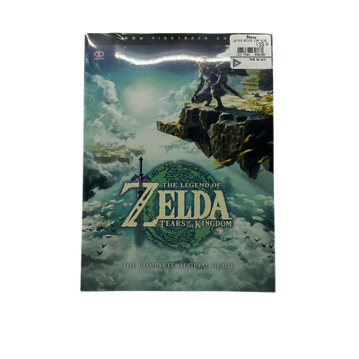 Front cover of the Legend of Zelda Tears of the Kingdom official guidebook.