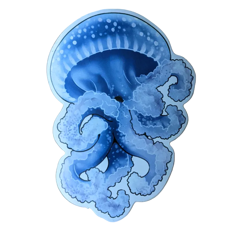 Spotted Jellyfish Sticker