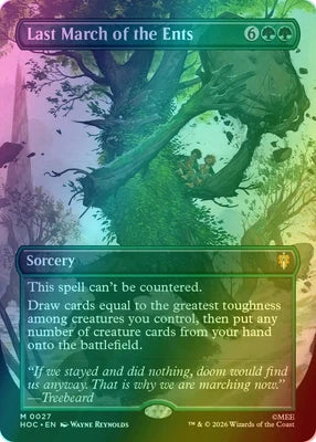 Last March of the Ents - Borderless (Foil)
