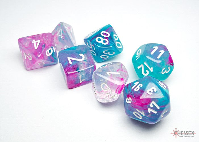 Chessex Wisteria (White) Polyhedral Dice