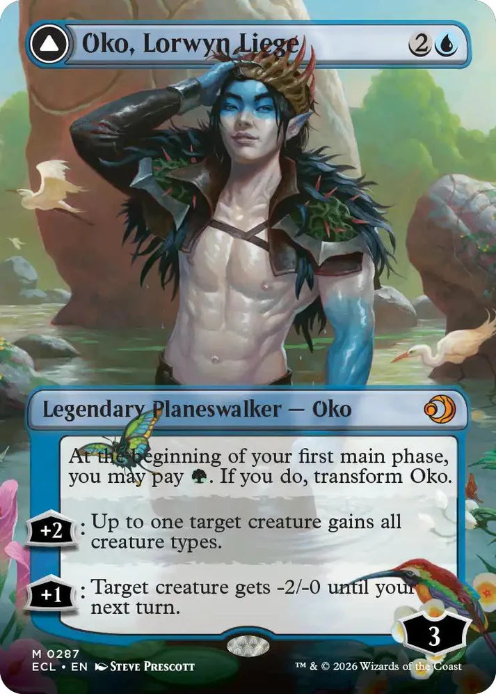 Oko, Lorwyn Liege // Oko, Shadowmoor Scion - Borderless