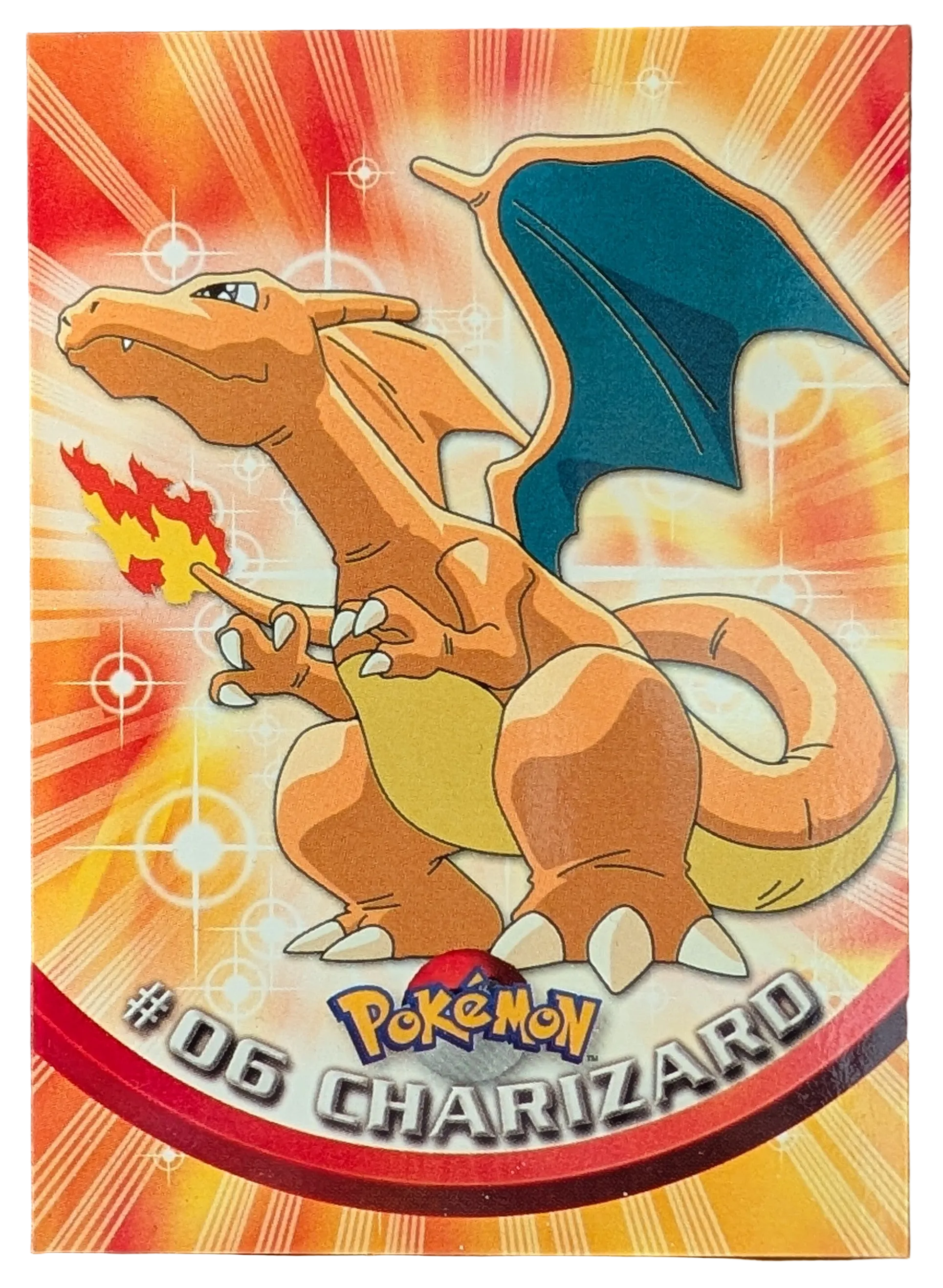 Pokémon Topps Charizard #06 Series 1 (Black Logo)