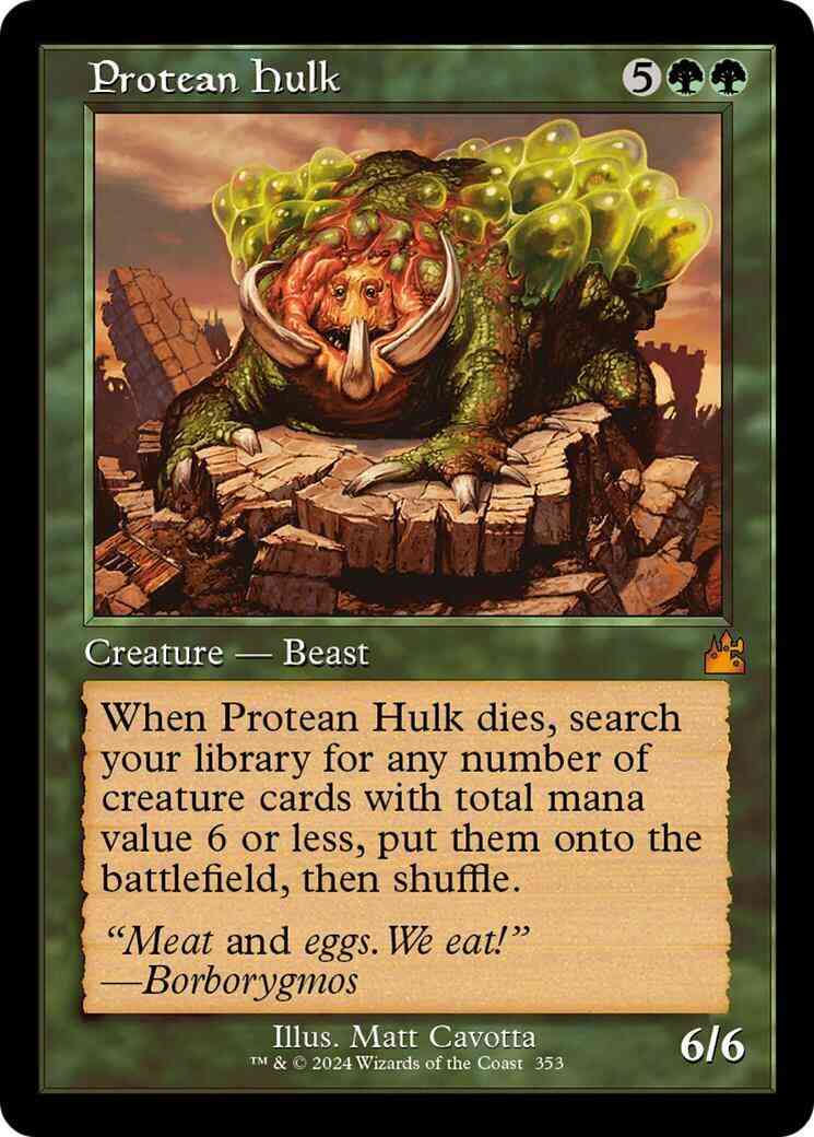 Protean Hulk - Retro Frame