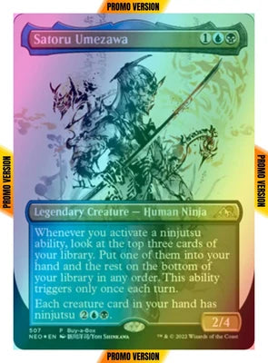 Satoru Umezawa - Borderless (Foil) Promo