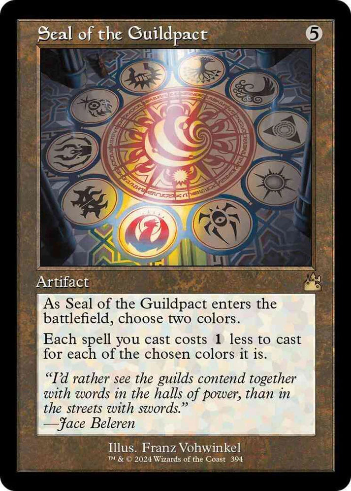 Seal of the Guildpact - Retro Frame