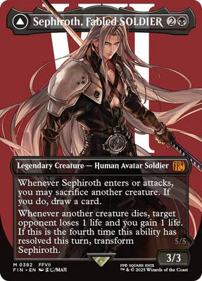 Sephiroth, Fabled SOLDIER // Sephiroth, One-Winged Angel - Borderless