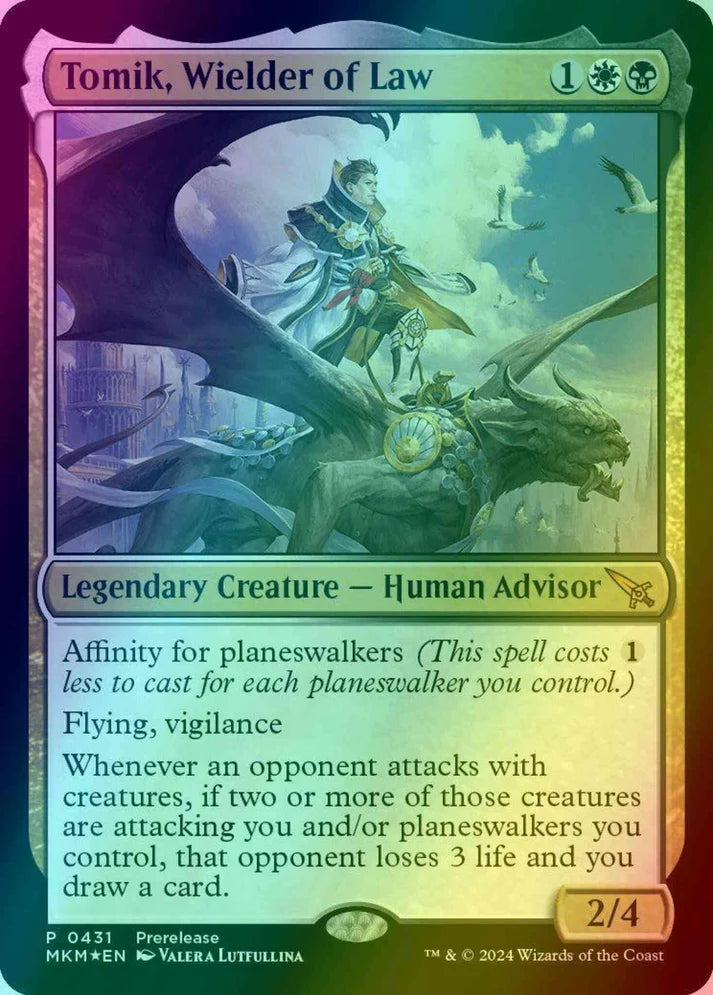 Tomik, Wielder of Law (Foil)