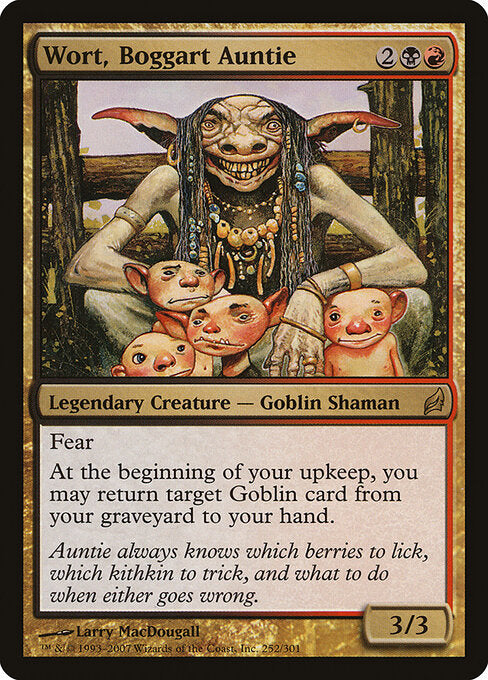Wort, Boggart Auntie card from the Lorwyn set
