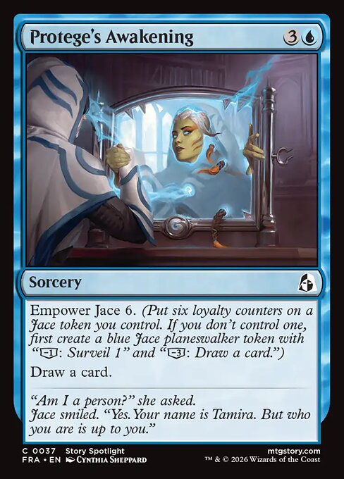 CAD Protege's Awakening card from the Reality Fracture set