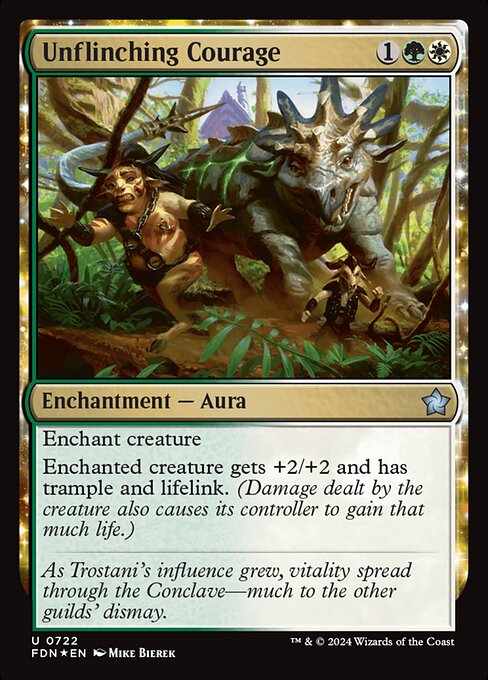 Unflinching Courage (FOIL)