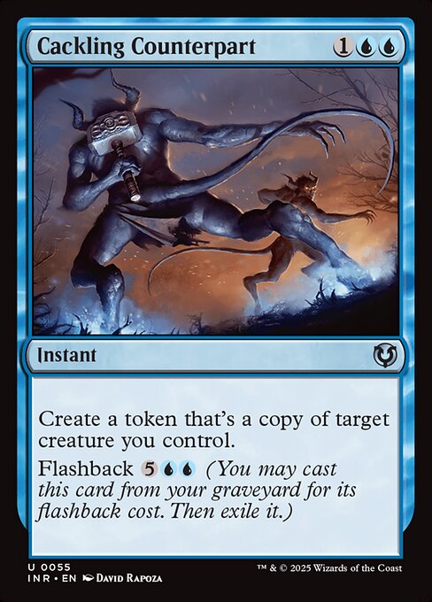 Cackling Counterpart card from the Innistrad Remastered set