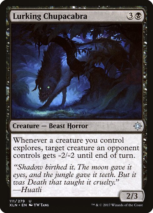 CAD Lurking Chupacabra card from the Ixalan set