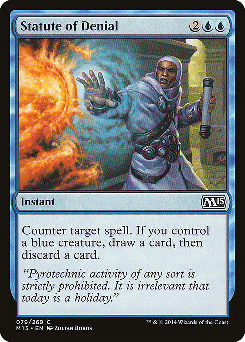 Statute of Denial card from the Magic 2015 set