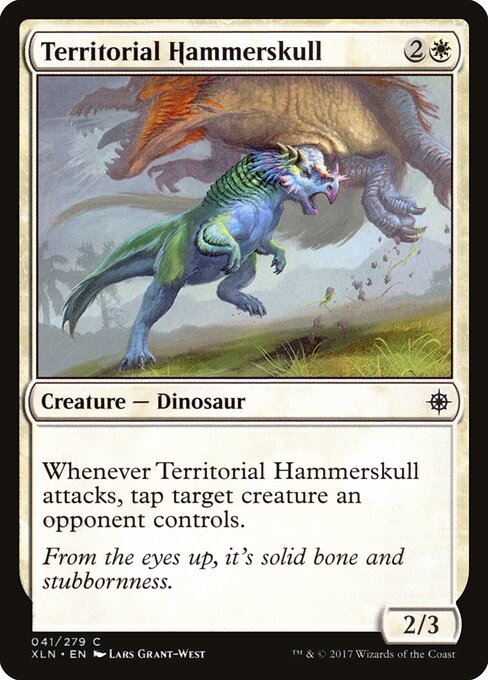 Territorial Hammerskull card from the Ixalan set