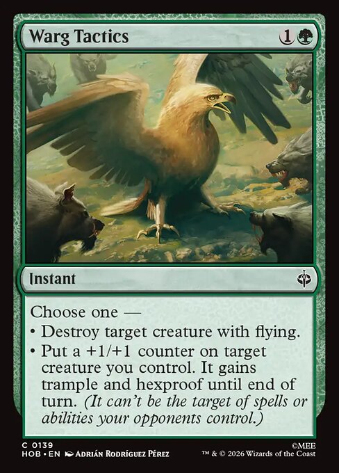 Warg Tactics (FOIL)