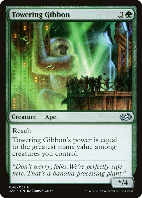 Towering Gibbon card from the Jumpstart 2022 set