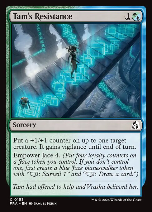 CAD Tam's Resistance card from the Reality Fracture set