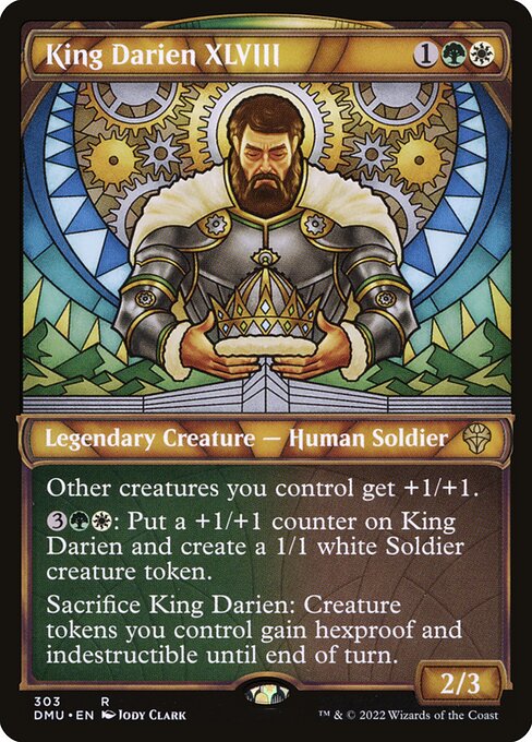 Showcase King Darien XLVIII card from the Dominaria United set