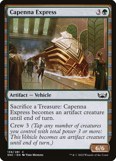 Capenna Express card from the Streets of New Capenna set
