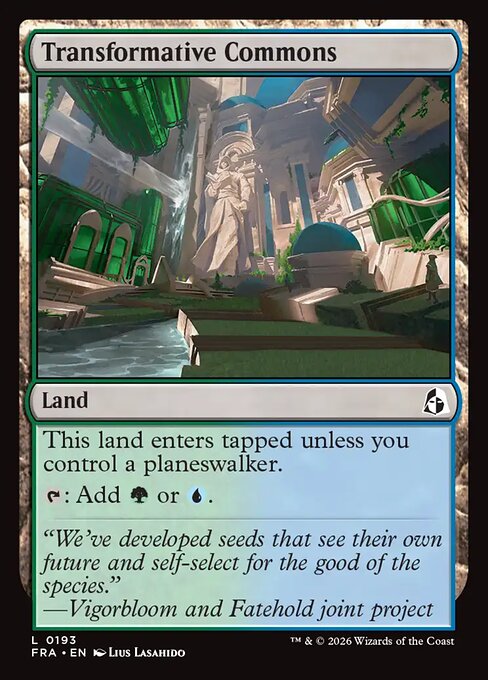 CAD Transformative Commons card from the Reality Fracture set
