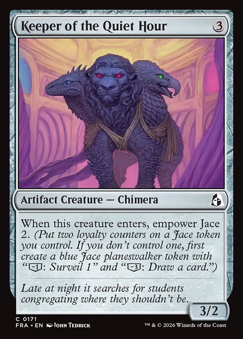 CAD Keeper of the Quiet Hour card from the Reality Fracture set