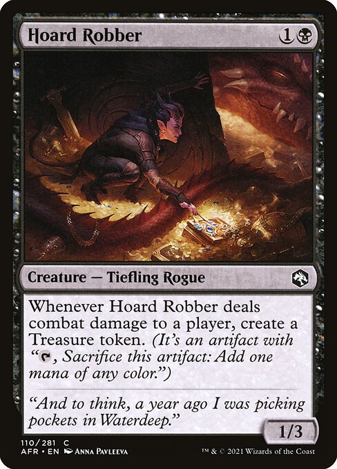  Foil Hoard Robber card from the Adventures in the Forgotten Realms set