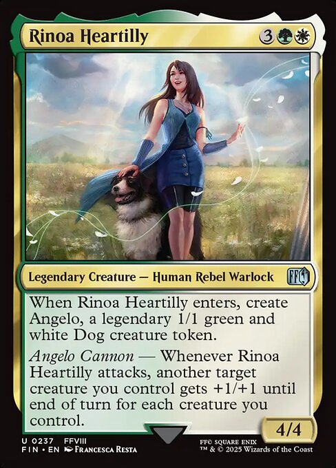 Rinoa Heartilly card from the Final Fantasy set