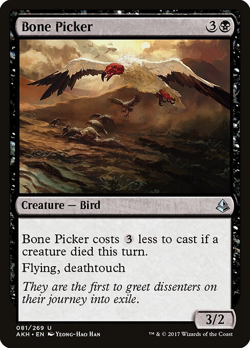 Bone Picker card from the Amonkhet set