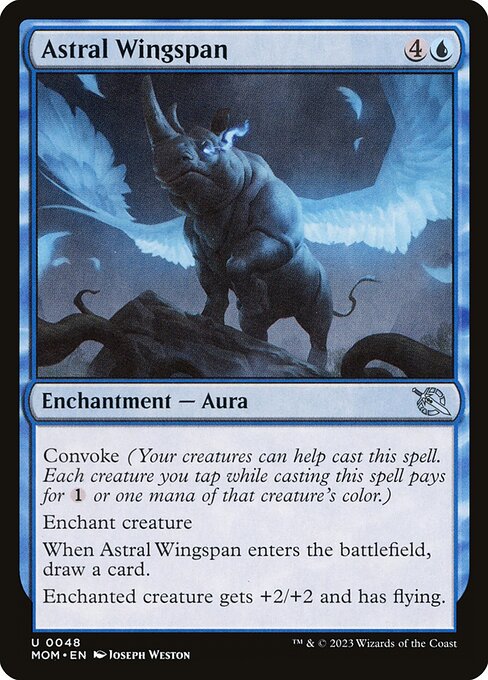 Astral Wingspan card from the March of the Machine set
