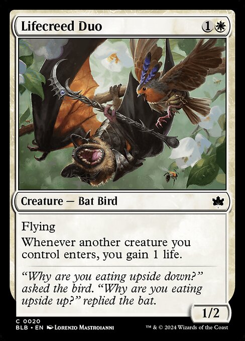 Lifecreed Duo card from the Bloomburrow set