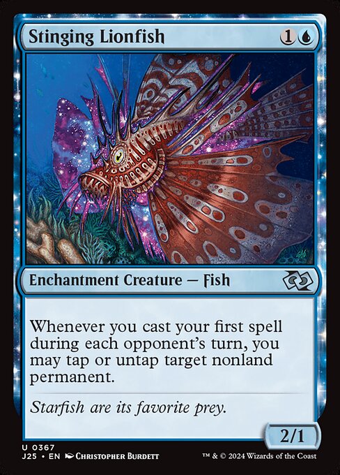 Stinging Lionfish card from the Foundations Jumpstart set