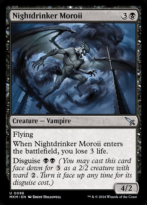 CAD Nightdrinker Moroii card from the Murders at Karlov Manor set