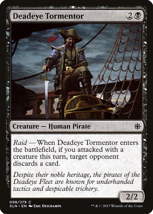 CAD Deadeye Tormentor card from the Ixalan set