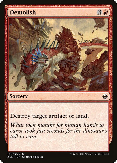 CAD Demolish card from the Ixalan set