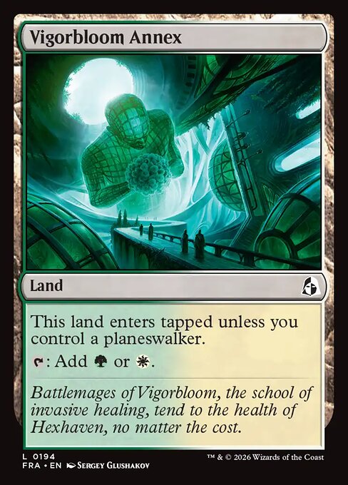 CAD Vigorbloom Annex card from the Reality Fracture set