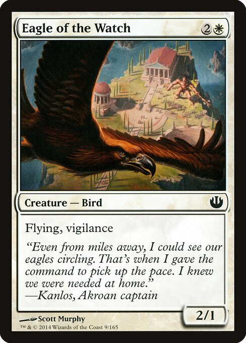 Eagle of the Watch card from the Journey into Nyx set