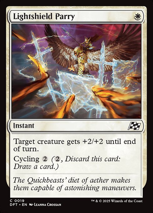 Lightshield Parry card from the Aetherdrift set