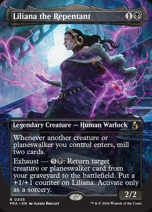 CAD Liliana the Repentant card from the Reality Fracture set