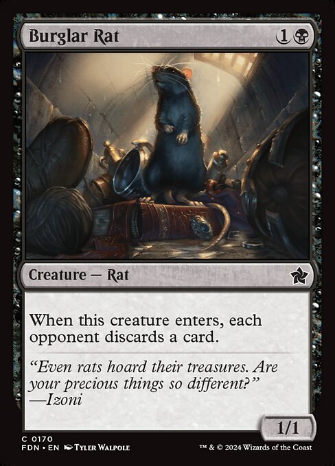 Burglar Rat card from the Foundations set