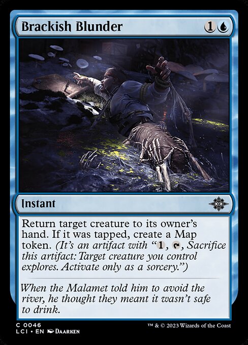 CAD Brackish Blunder card from the The Lost Caverns of Ixalan set